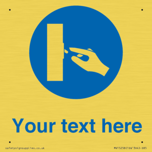 Custom Use Switch Sign